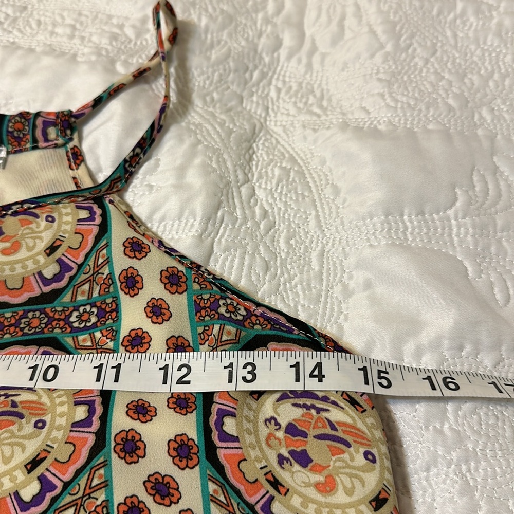Multicolor Patterned Dress - Picture 7 of 9